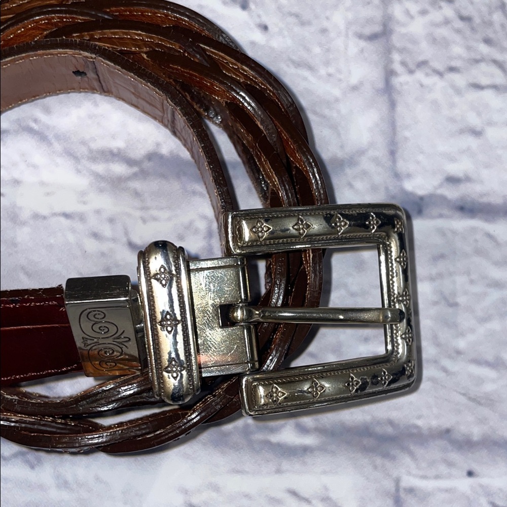 Brighton Leather Braided Belt (Reversible) - Picture 3 of 8